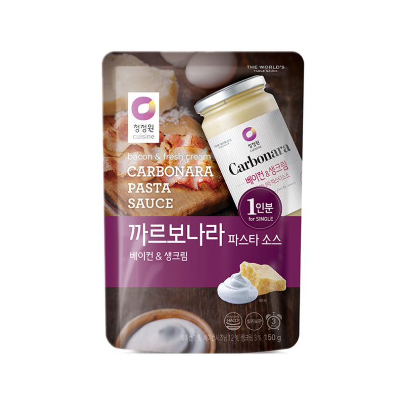 CHUNGJUNGWON Single Pouch Carbonara Sauce 150g x 16