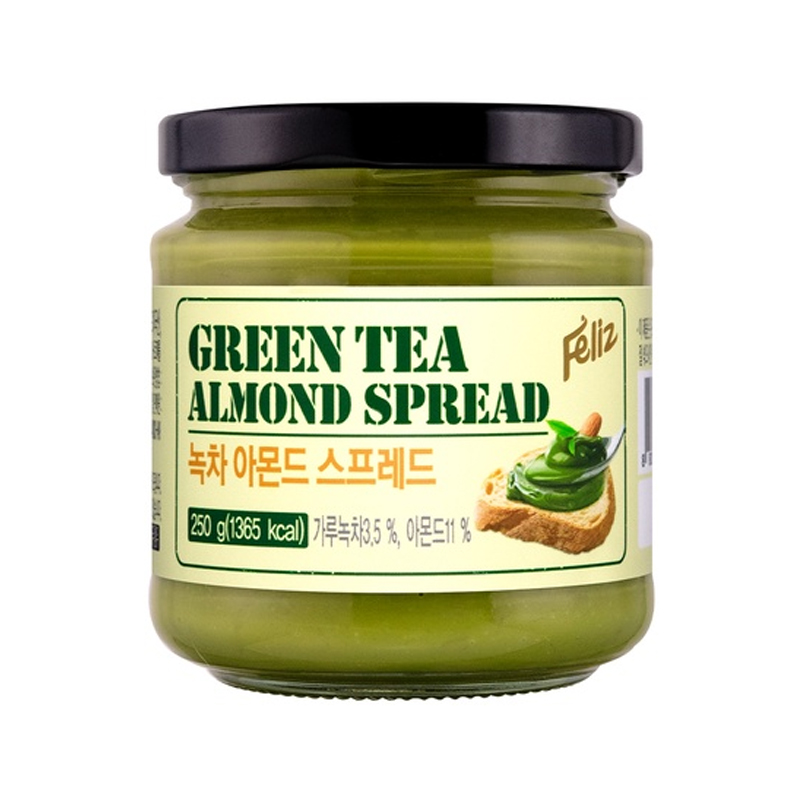 SAMKWANG FOOD Green Tea Almond Spread 250g x 15