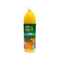 LOTTE CHILSUNG Jeju Tangerine juice 1500ml x 12