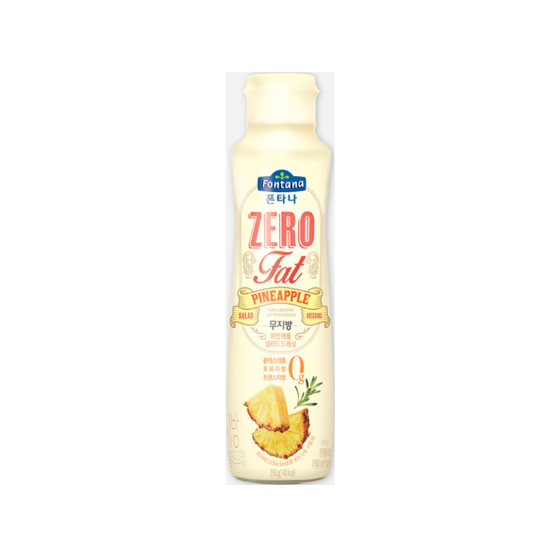 SEMPIO Fontana Zerofat Pine Apple Dressing 230g x 12