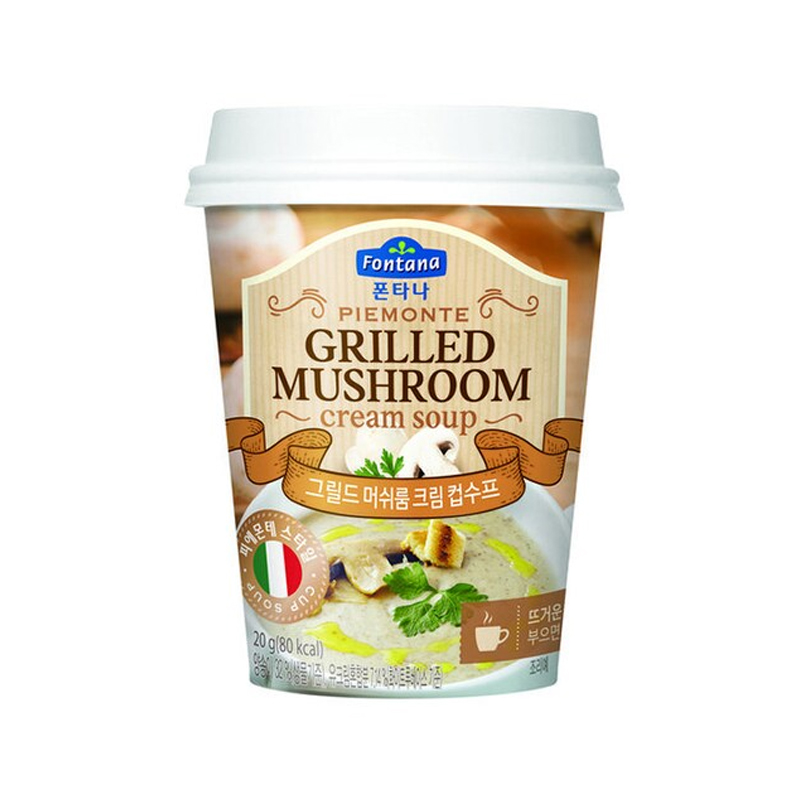 SEMPIO Fontana Piemonte Grilled Mushroom Cream Cup Soup 20g x 12