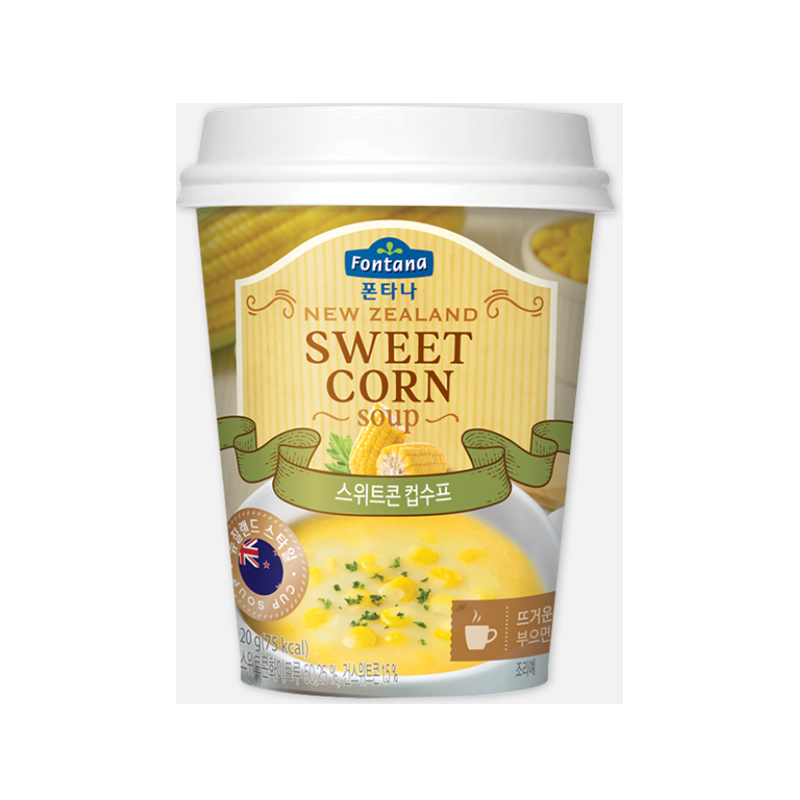 SEMPIO Fontana New Zealand Corn Cheese Cup soup 20g x 12