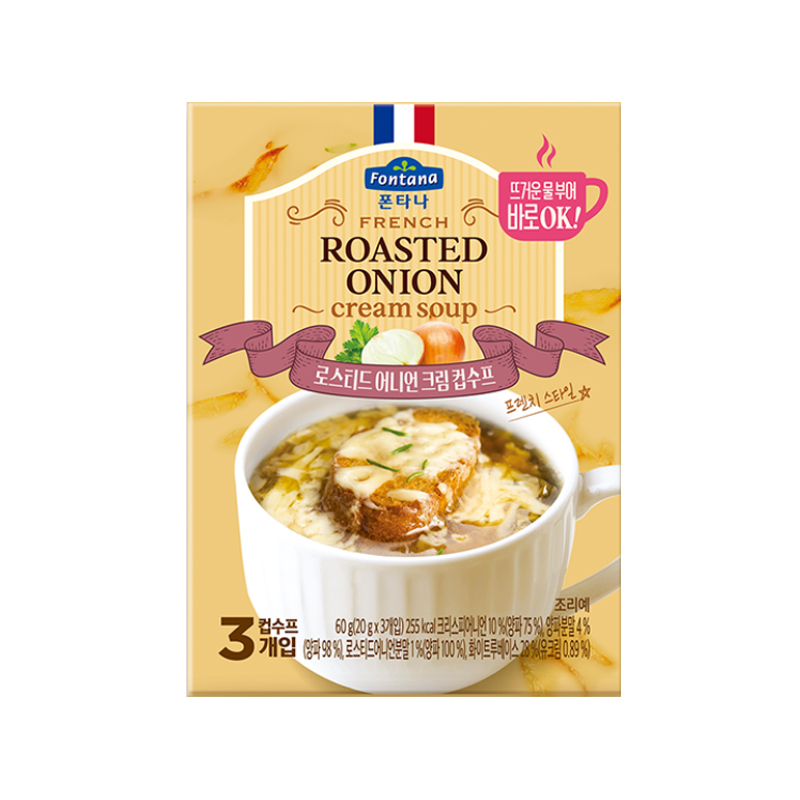 SEMPIO Fontana French Roasted Onion Cream Soup 20g x 3p x 12