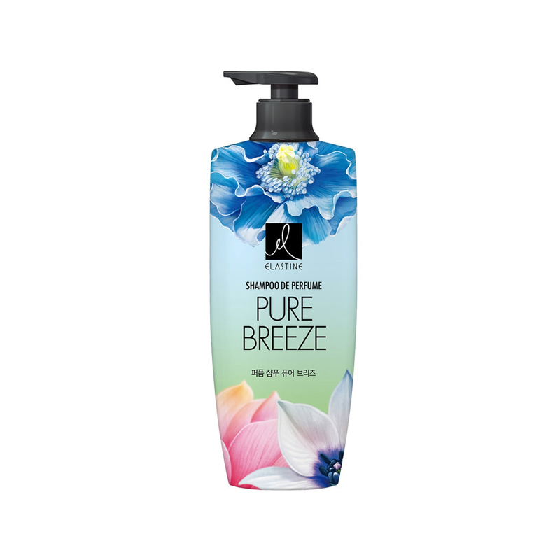 LG Elastin Perfume Shampoo Pure Breeze 600ml x 12