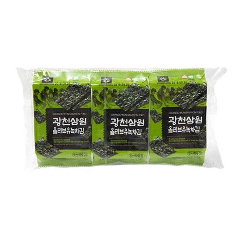 SAMWON Olive Oil Laver Doshirak 4g x 9p x 12