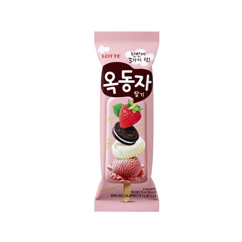 LOTTE Okdongja Strawberry (F) 70ml x 40