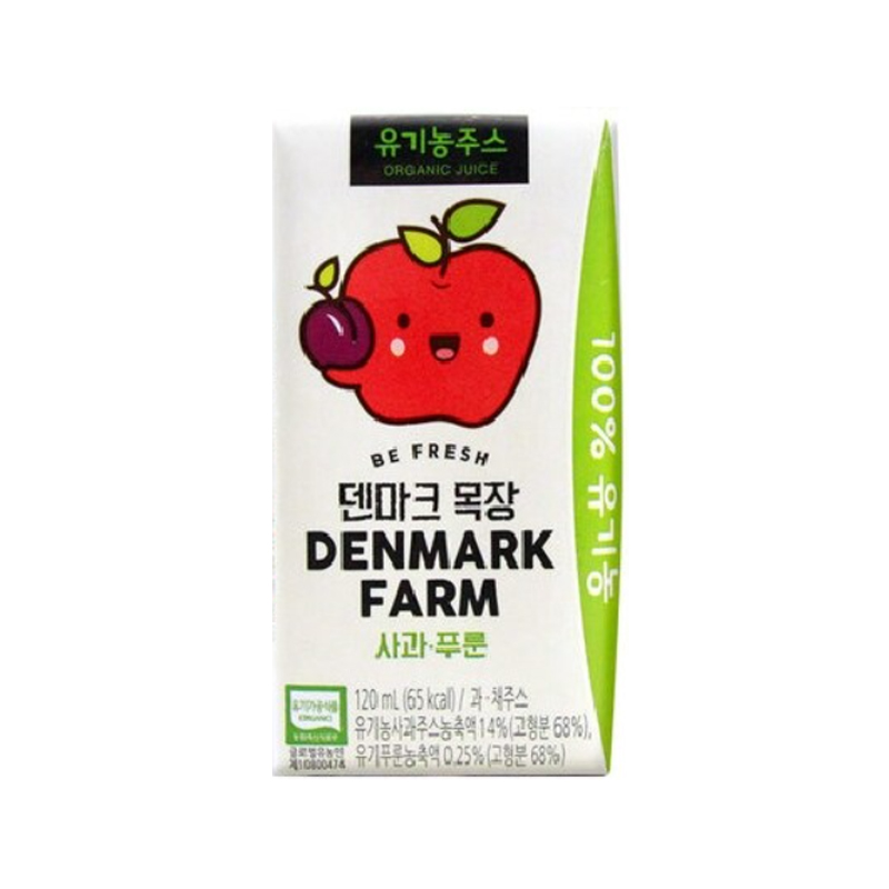 DONGWON F&B Denmark Organic Apple&Prune 120ml x 32