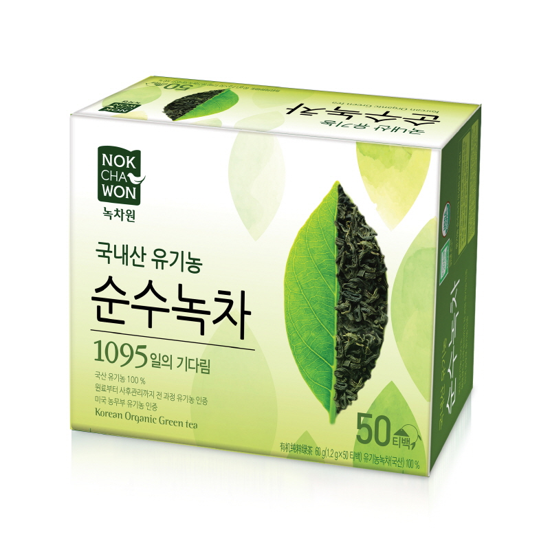 NOKCHAWON Organic Green Tea 1.2g x 50p x 20