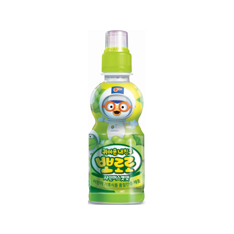 PALDO Pororo Kids Beverage White Grape Flavor 235ml x 24