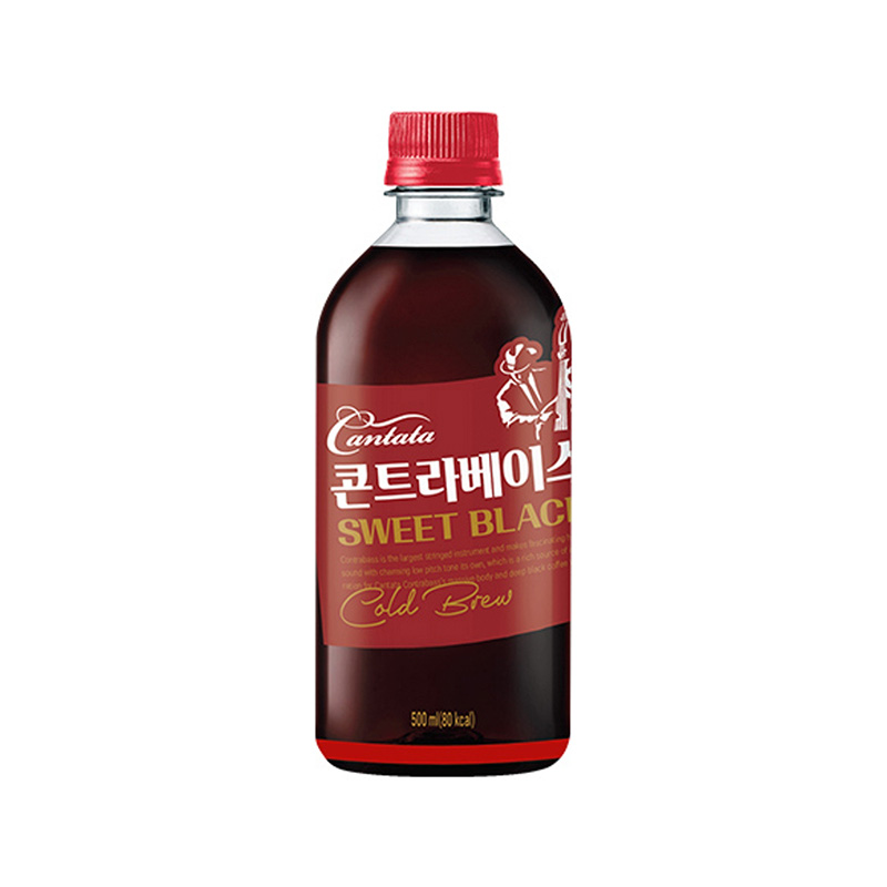 LOTTE CHILSUNG Cantata Cold Brew Sweet Black 500ml x 24