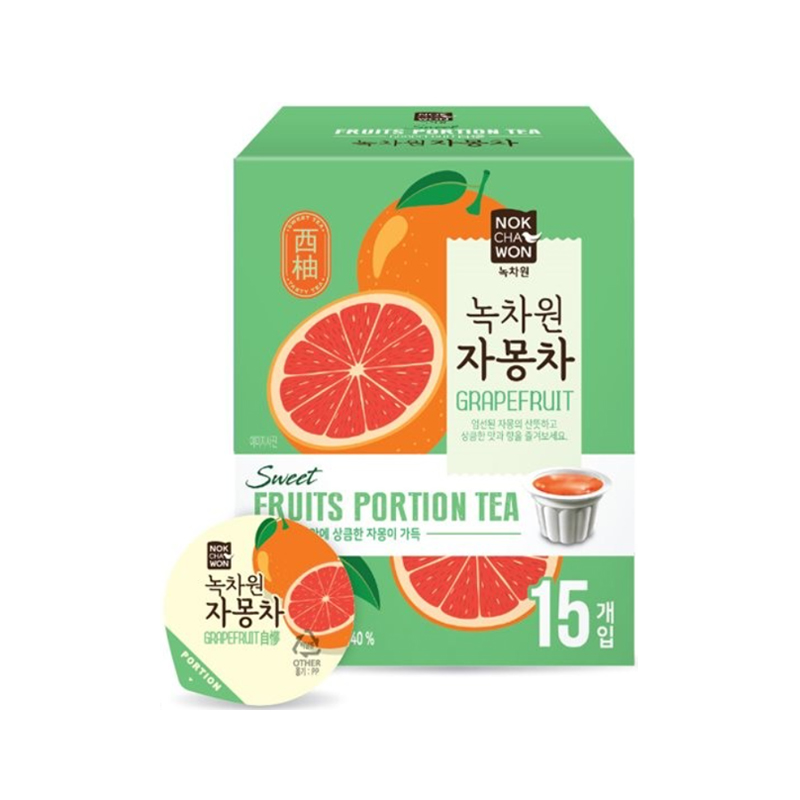 NOKCHAWON Grapefruit Tea Portion 30g x 15p x 12