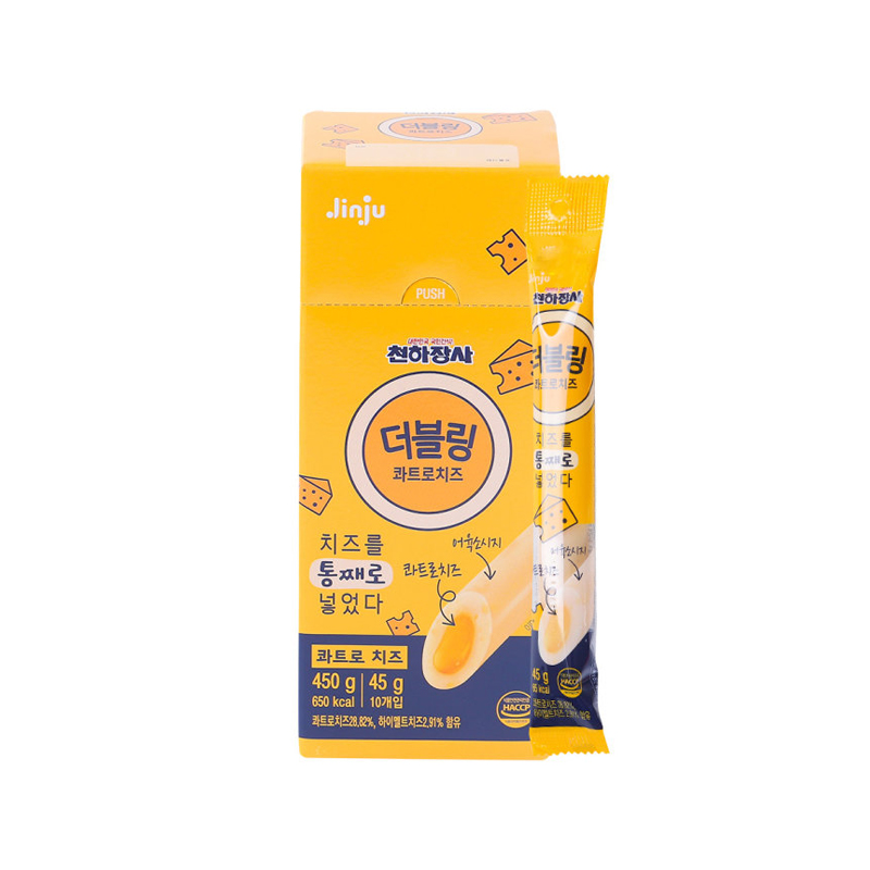 JINJUHAM Chun-Ha-Jang-Sa Double Ring Quattro Cheese 450g x 20