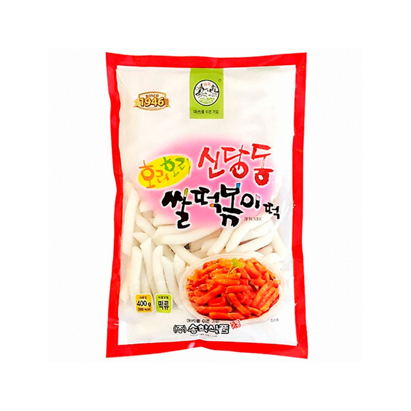 SONGHAK FOOD Horihori Sindangdong Rice Tteokbokki (R) 400g x 12