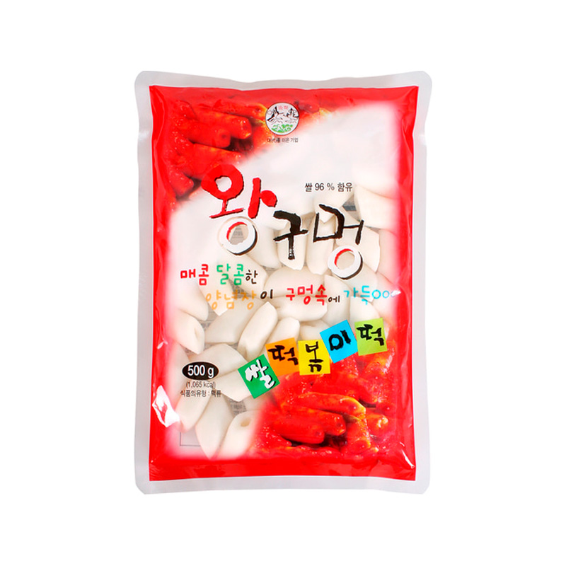 SONGHAK FOOD King Hole Rice Tteokbokki Rice Cake (R) 500g x 12