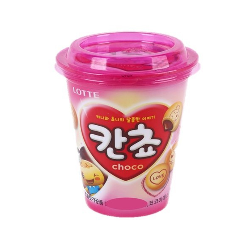 LOTTE Chocolate Puff Cup 88g x 15