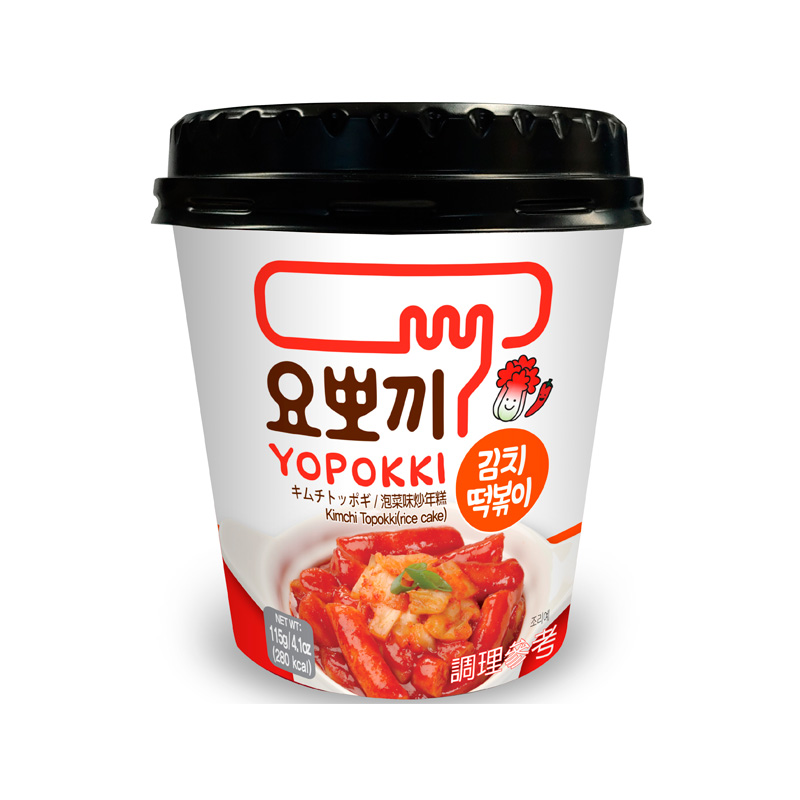 YOUNGPOONG Yopokki Kimchi Tteokbokki Cup 115g x 30