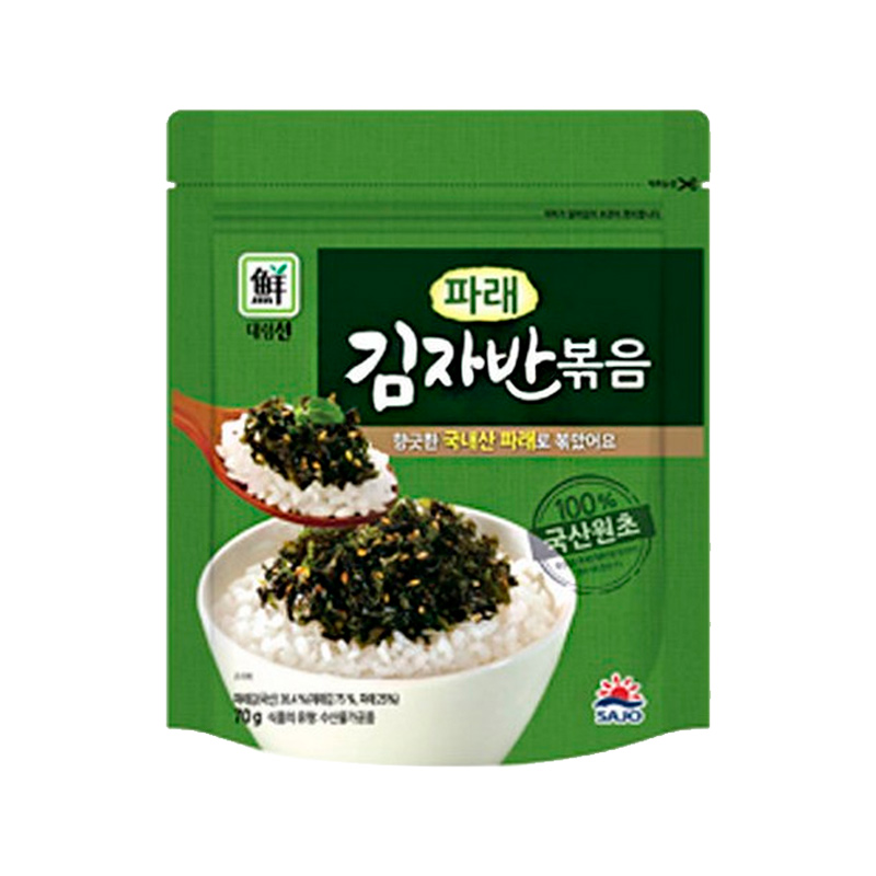 SAJO HAEPYO Stir-fried Crushed Green Seaweed (E) 70g x 20