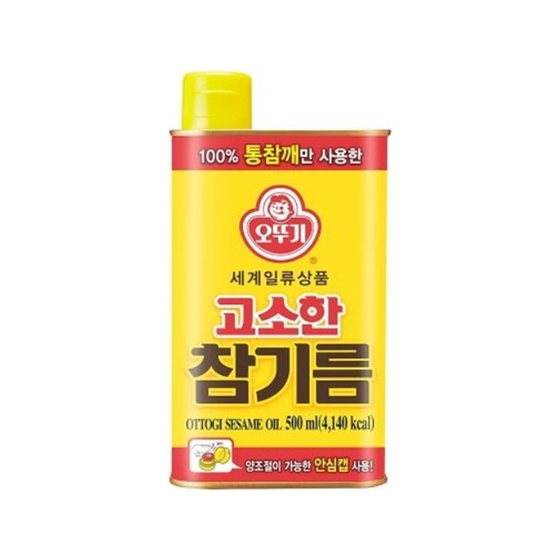 OTTOGI Savory Sesame Oil 500ml x 12