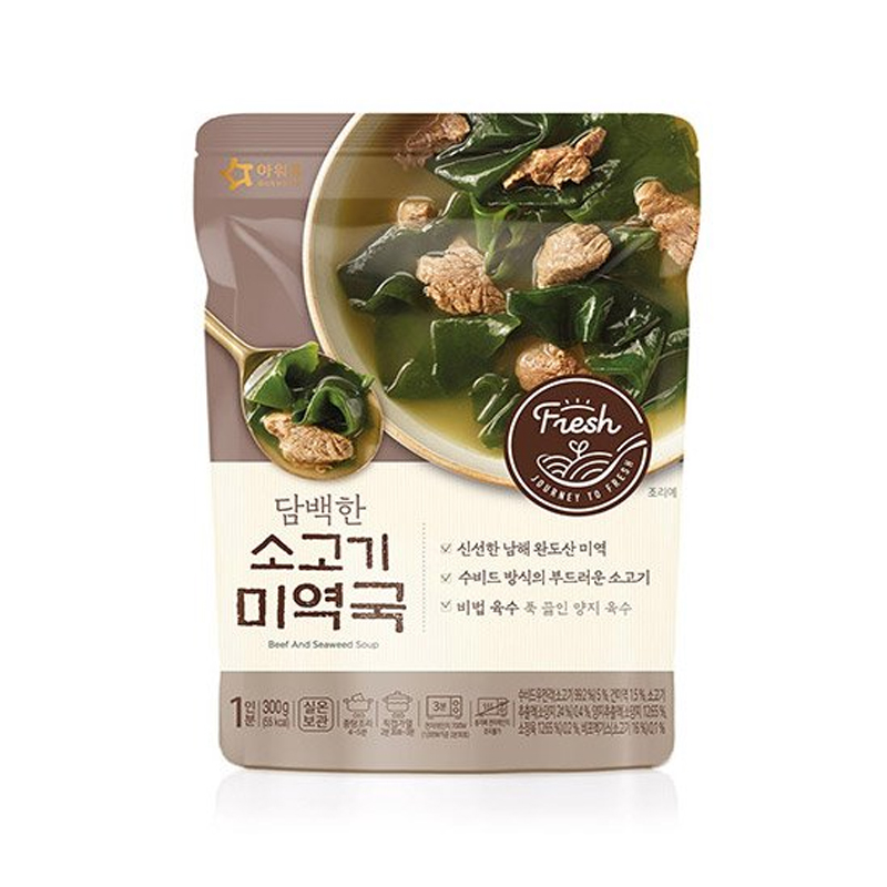 OURHOME Korean Beef & Seaweed Soup 300g x 12