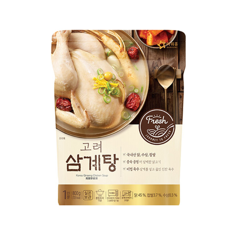 OURHOME Korean Ginseng Chicken Soup 800g x 10