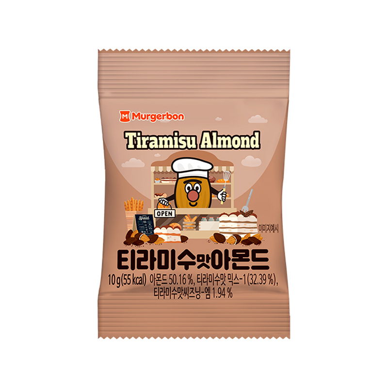 MURGERBON Tiramisu Flavor Almond 10g x 300