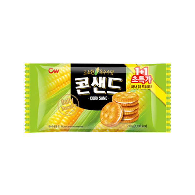 CW Corn Sandwich Biscuit 2Bundle 360g x 8