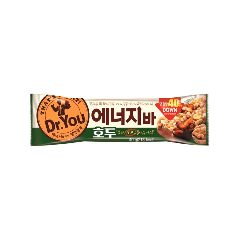 ORION Energy Bar Walnut 40g x 60