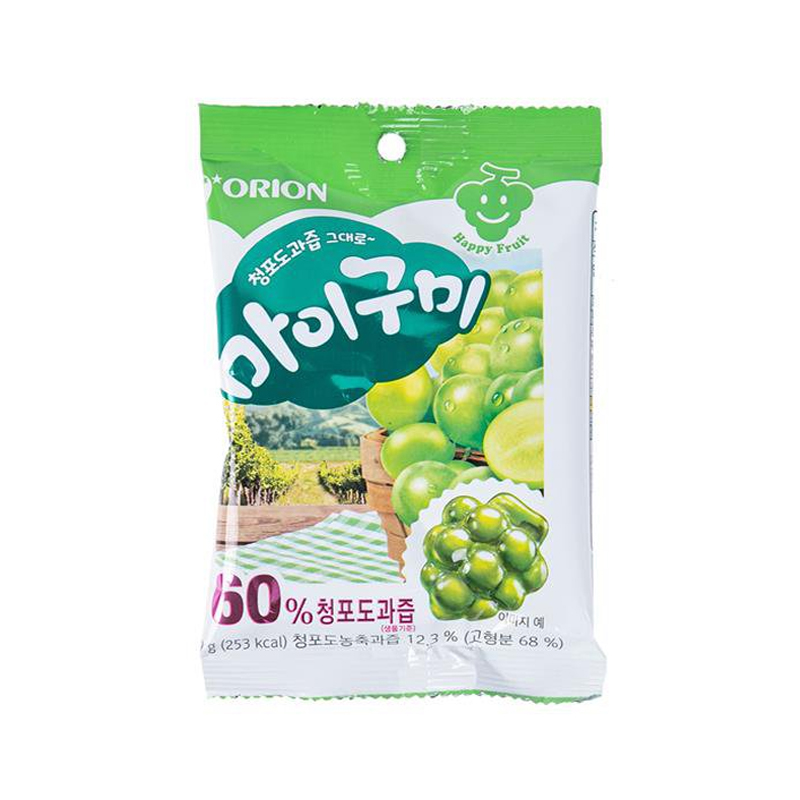 ORION Soft Juicy Gummy Green Grape 79g x 40