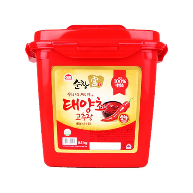 SAJO HAEPYO Sunchanggung Taeyangcho Red Pepper Paste (E) 6500g x 2