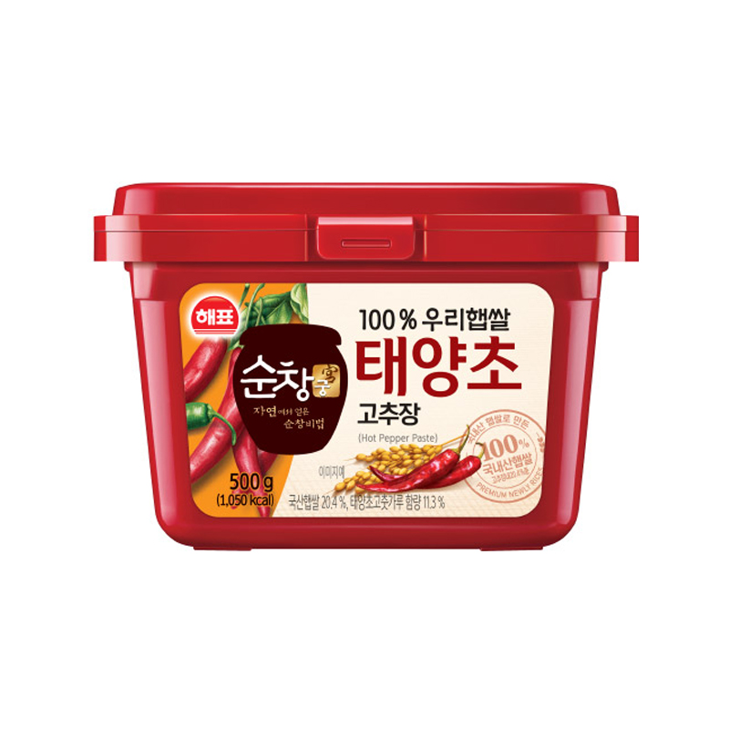 SAJO HAEPYO Sunchanggung Korean New Rice Red Pepper Paste 500g x 20