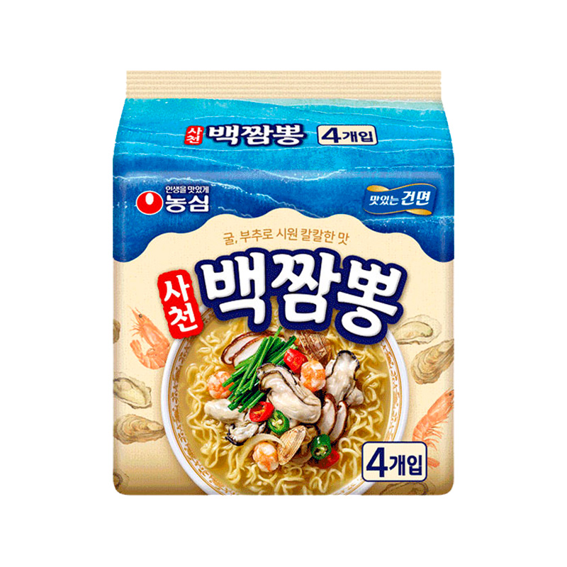 NONGSHIM Sichuan-style White Jjambbong 94g x 4p x 8