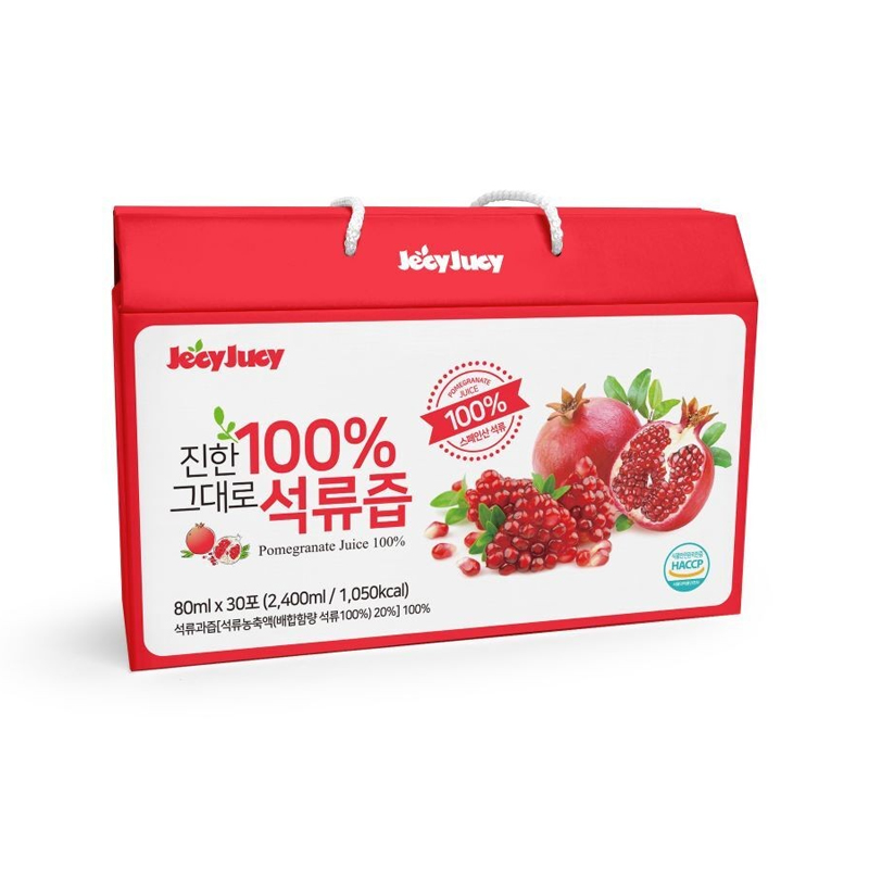 JECYJUCY 100% Pomegrate Juice 80ml x 30p x 4