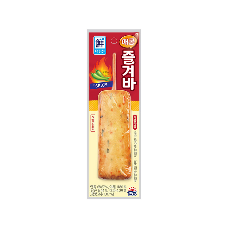 SAJO DAERIM Fish Cake Spicy Bar (F) 70g x 30