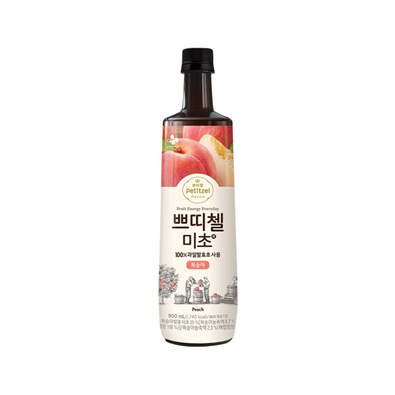 CJ Fruit Vinegar Peach 900ml x 12