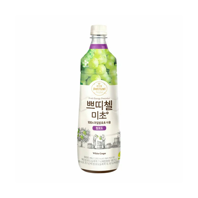 CJ Fruit Vinegar White Grape 900ml x 12