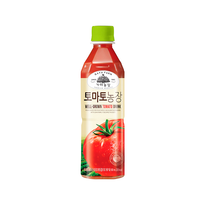 WOONGJIN Gaya Farm Tomato Juice 500ml x 20