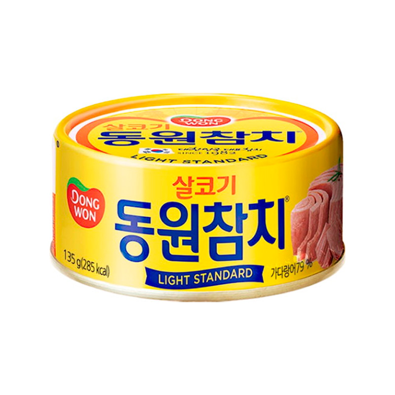 DONGWON Tuna can Light Standard One Touch 135g x 48