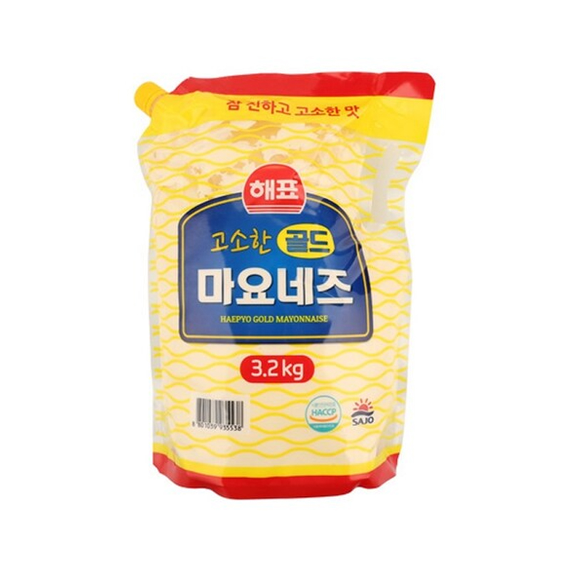 SAJO HAEPYO Mayonnaise Pouch 3200g x 4