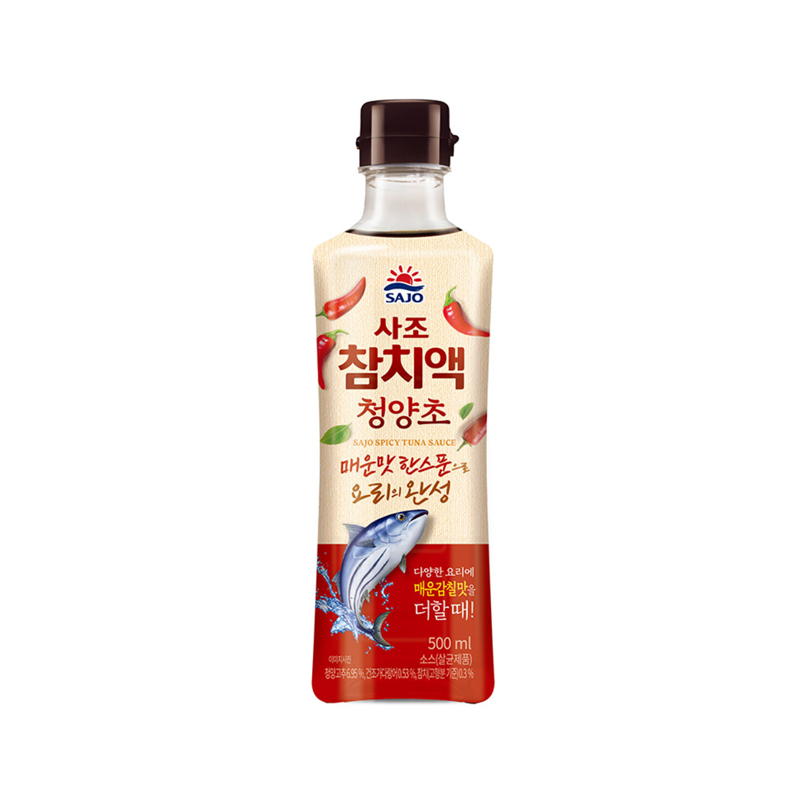 SAJO HAEPYO Tuna Extract Chungyang Pepper 500ml x 12