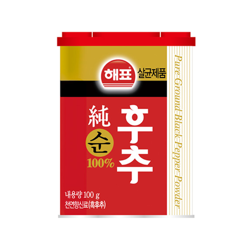 SAJO HAEPYO Ground Black Pepper 100g x 24