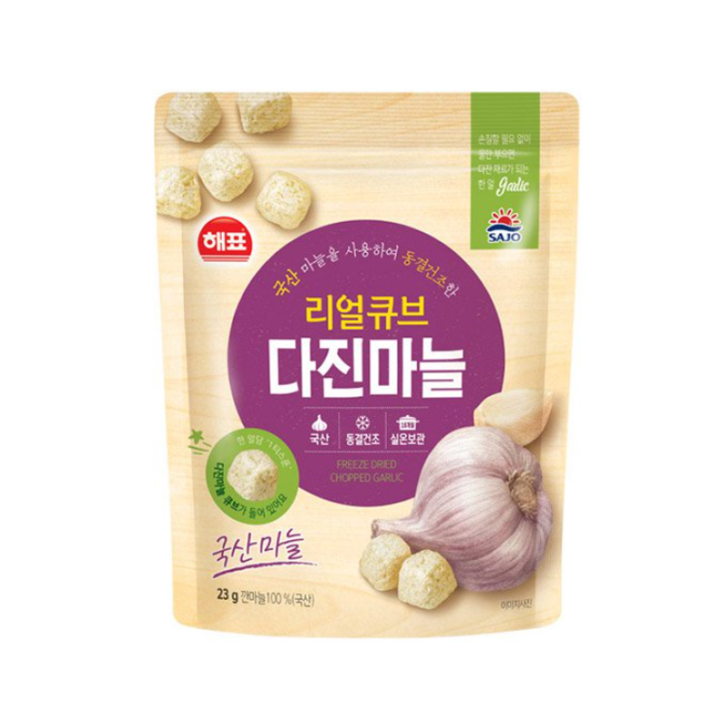 SAJO HAEPYO Real Cube Chopped Garlic 23g x 20