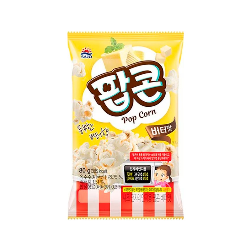 SAJO HAEPYO Popcorn Butter 80g x 48