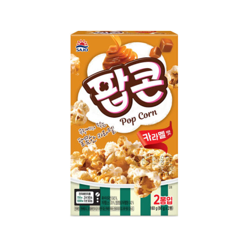 SAJO HAEPYO Popcorn Caramel 80g x 2p x 12