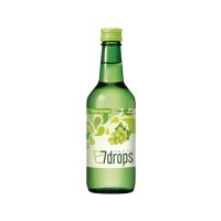 7DROPS Soju Green Grape Alc. 12% 360ml x 20