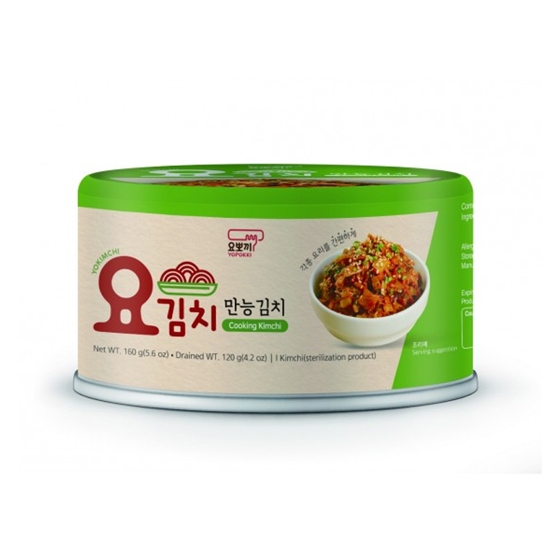 YOUNGPOONG Yopokki Yokimchi All-purpose Kimchi Can 160g x 24