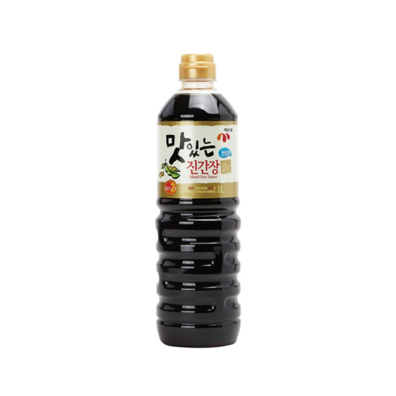 MAEIL FOOD Jin Soy Sauce Gold 1000ml x 12