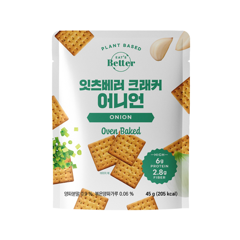 EAT'S BETTER Onion & Vegetable Cracker (V) 45g x 30