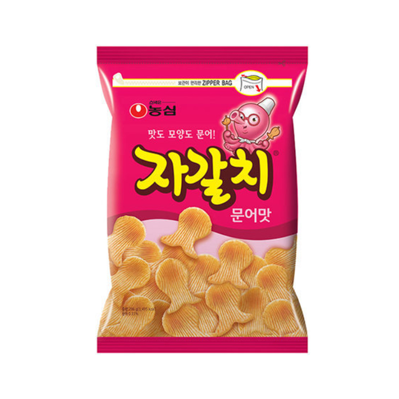 NONGSHIM Jagalchi Snack zipper bag large 300g x 8