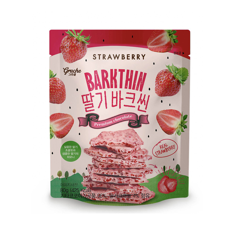 SAMKWANG FOOD Strawberry Barkthin 80g x 40