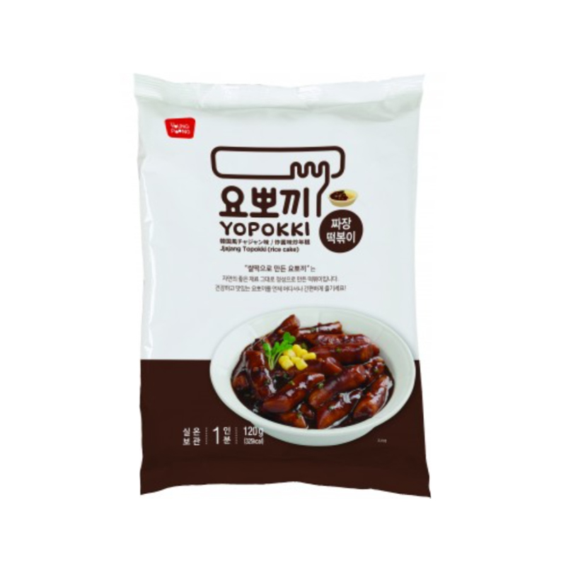 YOUNGPOONG Yopokki Jjajang Tteokbokki Pack 120g x 20